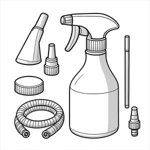 Розпилювачі та комплектуючі